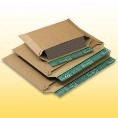 300 St�ck Kartonversandtaschen Gr��e 4 / Quer = 335 x 230 x bis 30 mm